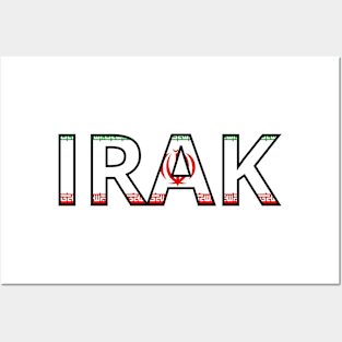 Drapeau Irak Posters and Art